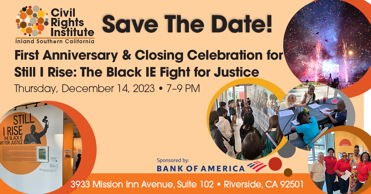 CRIISC First Anniversary and Still Rise Closing Celebration