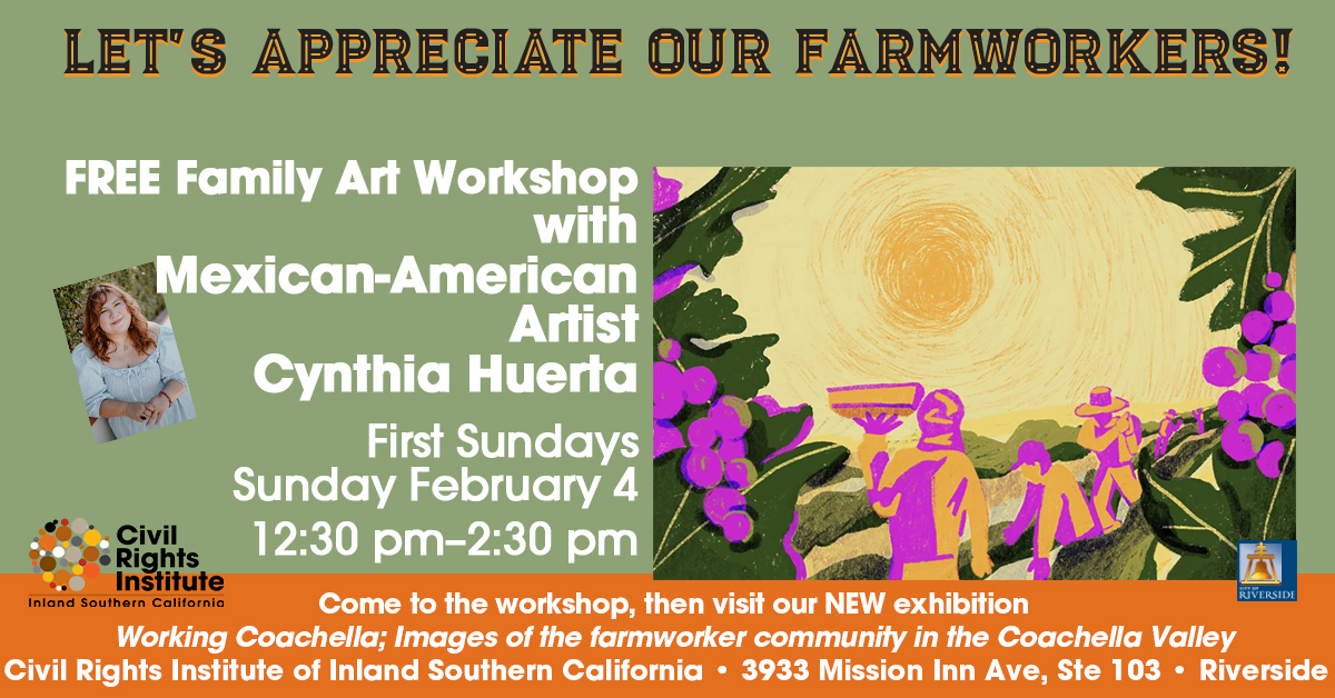 First Sundays - Free Family Art Workshop with Cythia Huerta